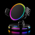 Soporte de Celular para Auto con Luces RGB – Sujeción Automática y Base Anti-Vibración