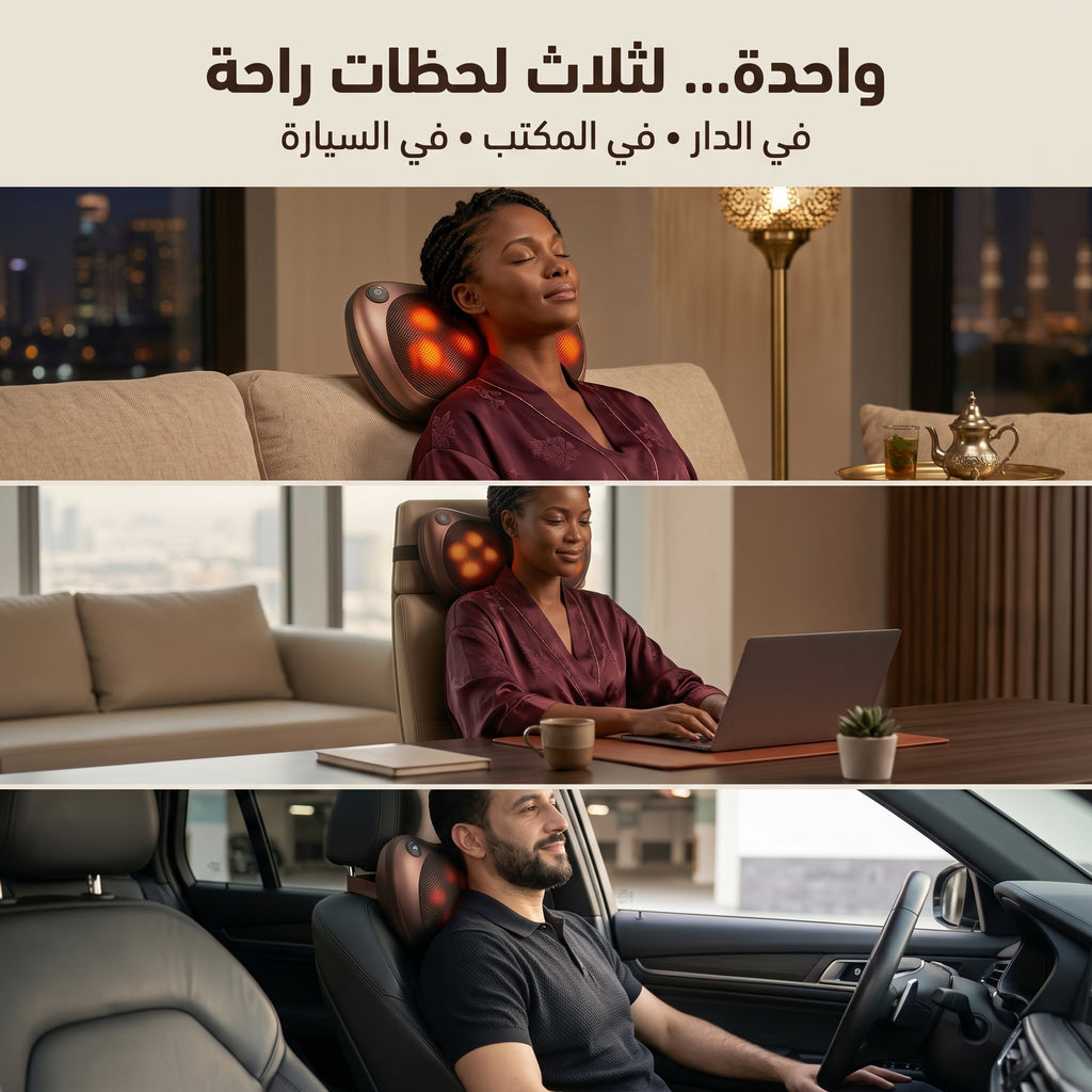 massage pillow وسادة مساج ساخنة