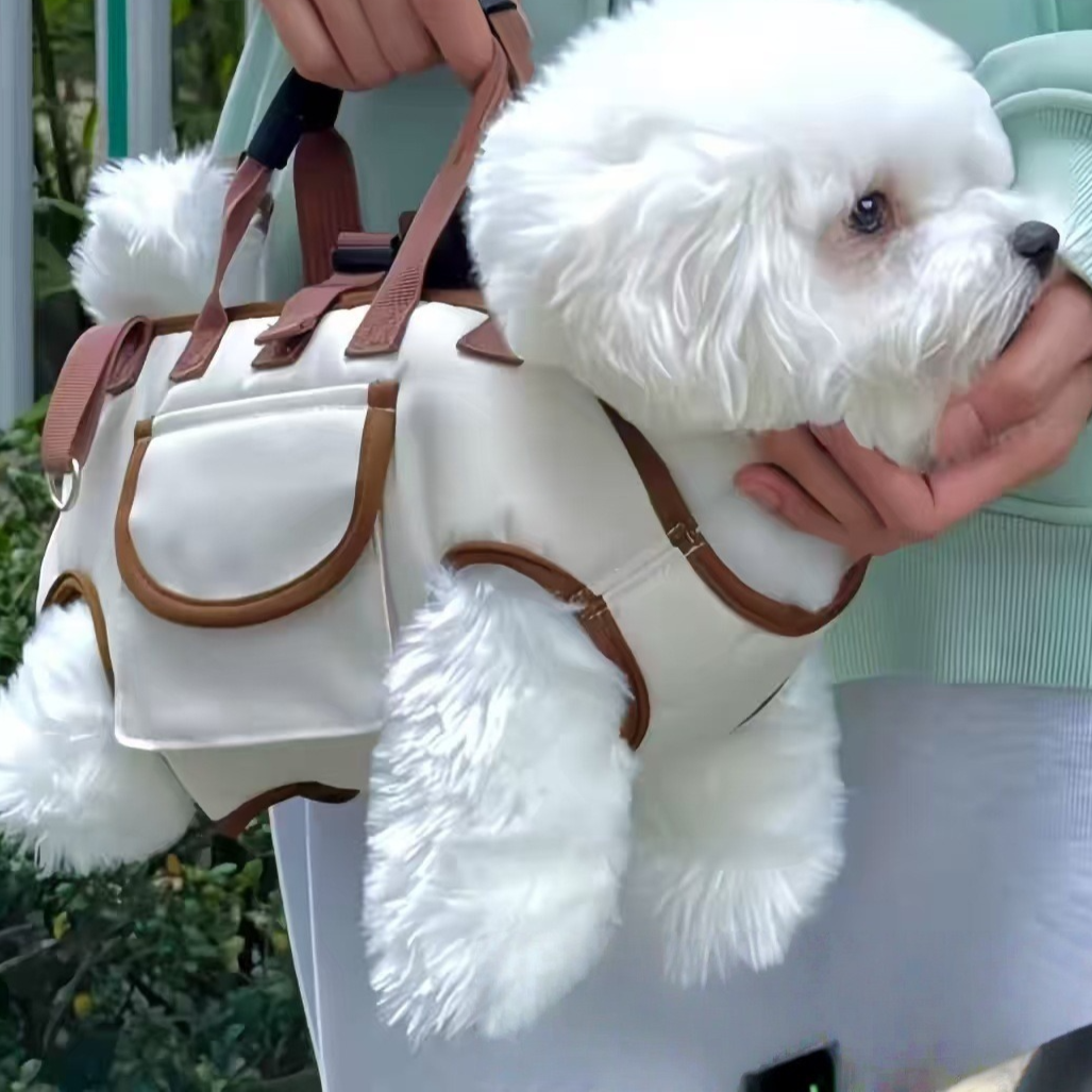 Sac de transport KELYX porté avec un animal